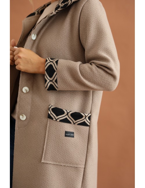 DELONI Coat - Cinnamon