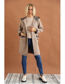 DELONI Coat - Cinnamon
