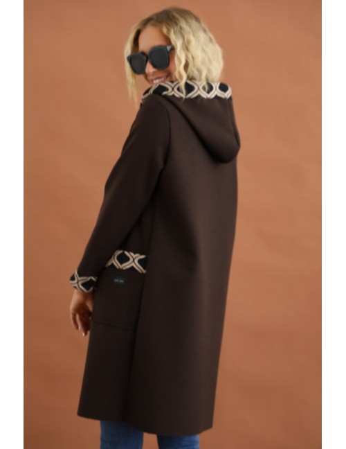 DELONI Coat - Dark Brown DELONI Coat - Dark Brown