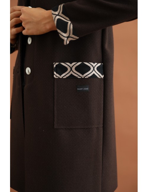 DELONI Coat - Dark Brown DELONI Coat - Dark Brown