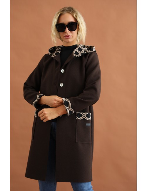 DELONI Coat - Dark Brown DELONI Coat - Dark Brown