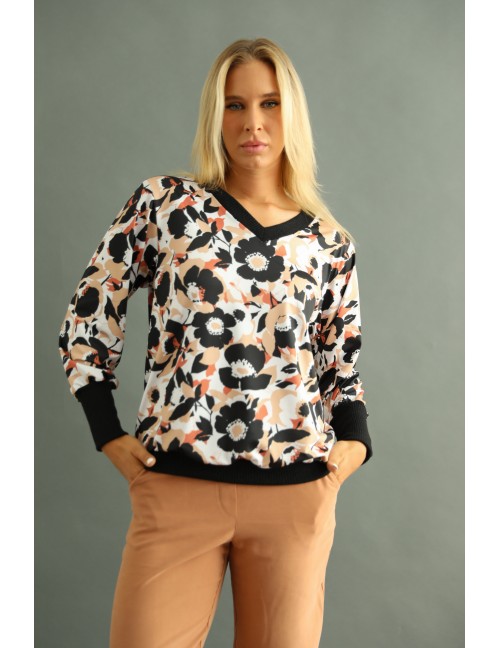 VILUTE Top - Patterned VILUTE Top - Patterned