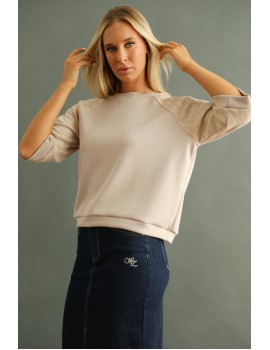 ELETINE Top - Beige