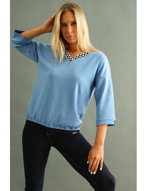 ELETINE Top - Blue