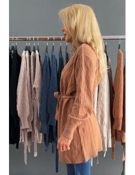 KELLY Knit Cardigan - Peanut