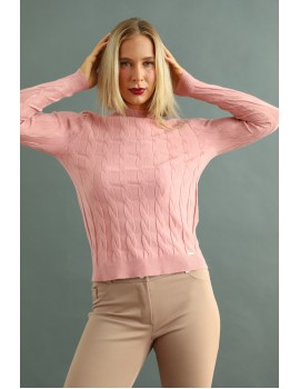 SANDY Kötött Pulóver - Pink