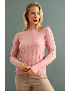 SANDY Kötött Pulóver - Pink