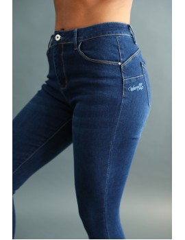 WALNA - Embroidered Skinny Jeans