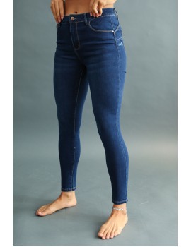 WALNA - Embroidered Skinny Jeans