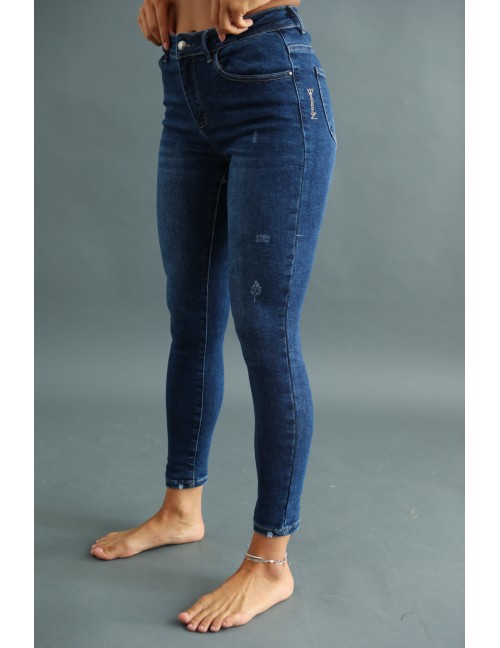 DALMA - Embroidered Skinny Jeans
