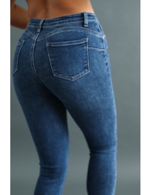 ELNA - Embroidered Skinny Jeans