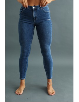 ELNA - Embroidered Skinny Jeans