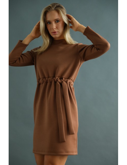MELINIA Dress - Brown