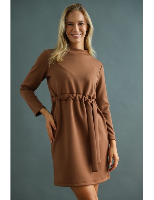 MELINIA Dress - Brown
