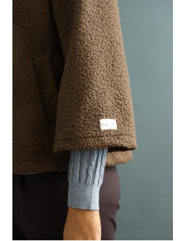 NOMORA Buklé Kabát - Barna