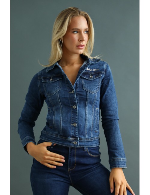 ELIA - Hímzett Farmerdzseki (M-4XL)