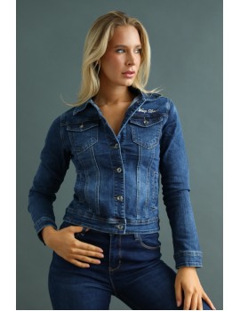 ELIA - Hímzett Farmerdzseki (M-4XL)