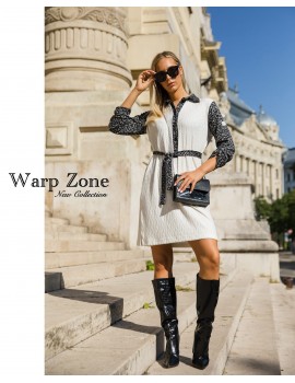 NOLA Dress - Black/White