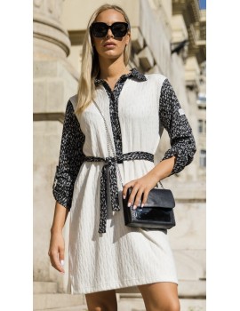 NOLA Dress - Black/White