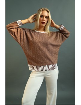 TEMERINA Top - Brown