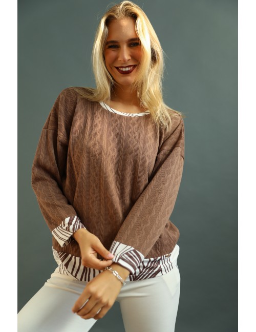 TEMERINA Top - Brown TEMERINA Top - Brown