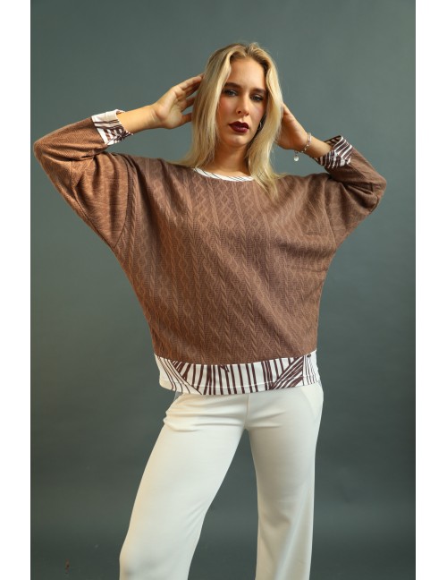 TEMERINA Top - Brown TEMERINA Top - Brown