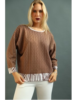 TEMERINA Top - Brown