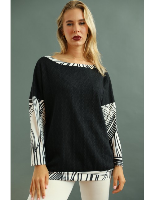 DELEMINA Top - Black DELEMINA Top - Black