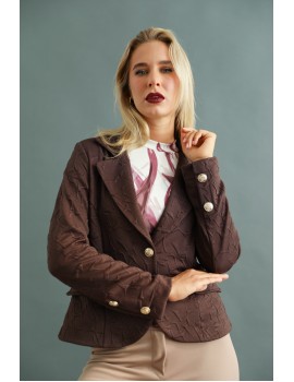 VELENA Blézer - Mogyoró