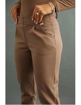 ELISME Elasztikus Puntó Nadrág - Fahéj