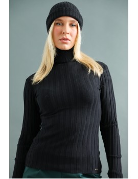 ALISE Knit Top - Black