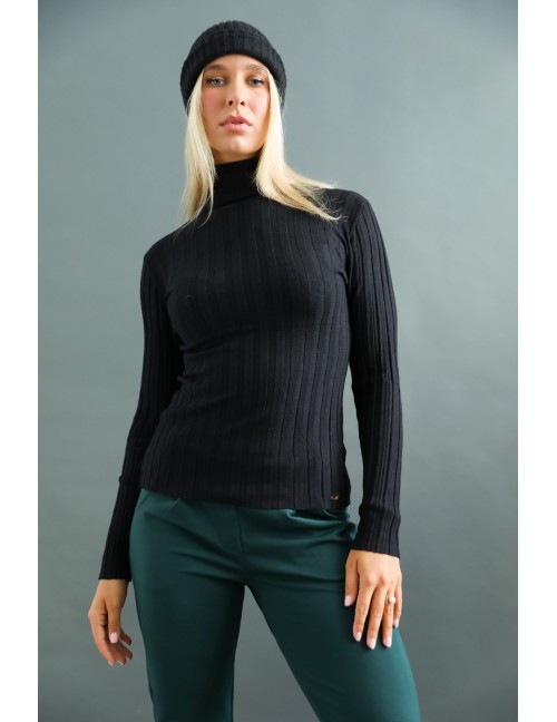 ALISE Knit Top - Black