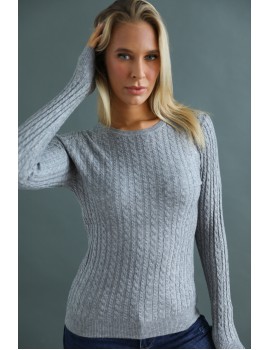 MILENA Knit Top - Grey