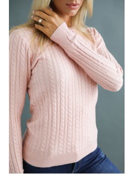 MILENA Knit Top - Baby Pink
