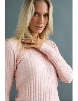 MILENA Knit Top - Baby Pink