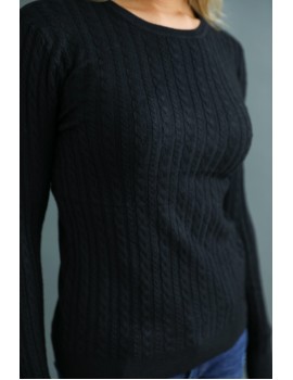 MILENA Knit Top - Black