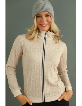 LILIAN Knit Kardigan - Beige