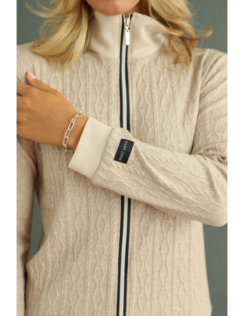 LILIAN Kötött Kardigán - Bézs