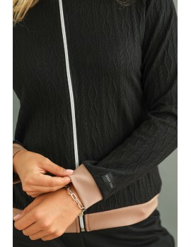 LILIAN Knit Kardigan - Black
