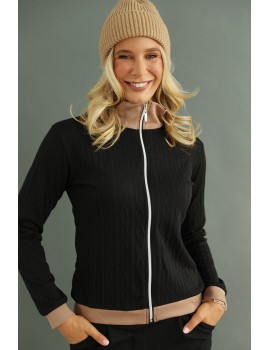 LILIAN Knit Kardigan - Black