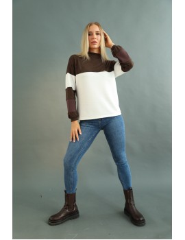 MILENA Knit Top - Brown