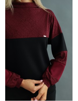 MILENA Knit Top - Bourgundy