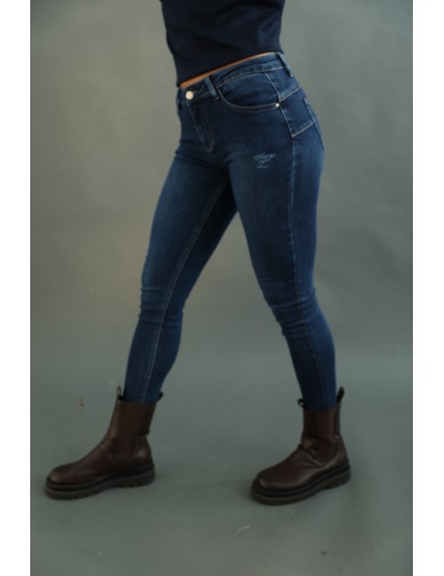 YALA- Hímzett Farmernadrág