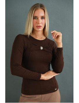 ILANA Felső - Barna