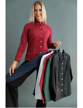 PELEVINE Shirt - Bourgundy