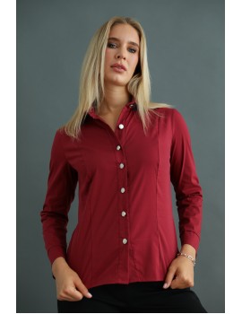 PELEVINE Shirt - Bourgundy