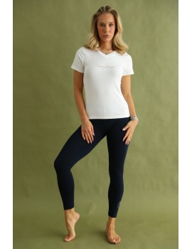 WARP ZONE Tavaszi Leggings - Fekete