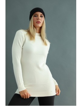 Knitted Tunic - White