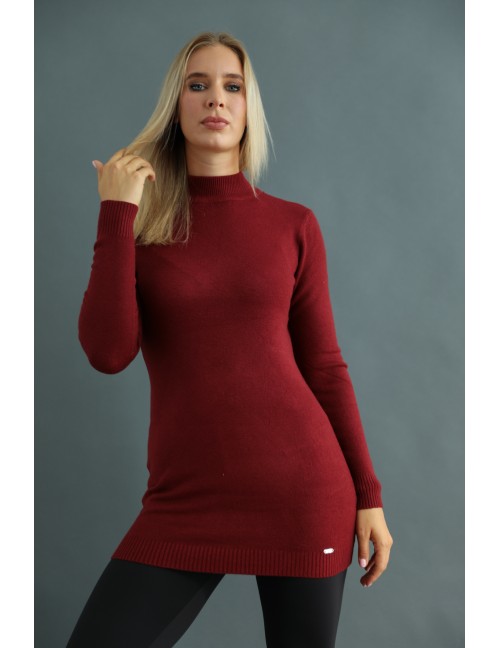 Kötött Tunika - Bordó Kötött Tunika - Bordó