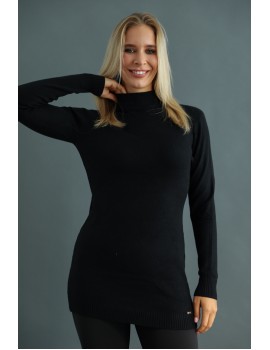 Knitted Tunic - Black